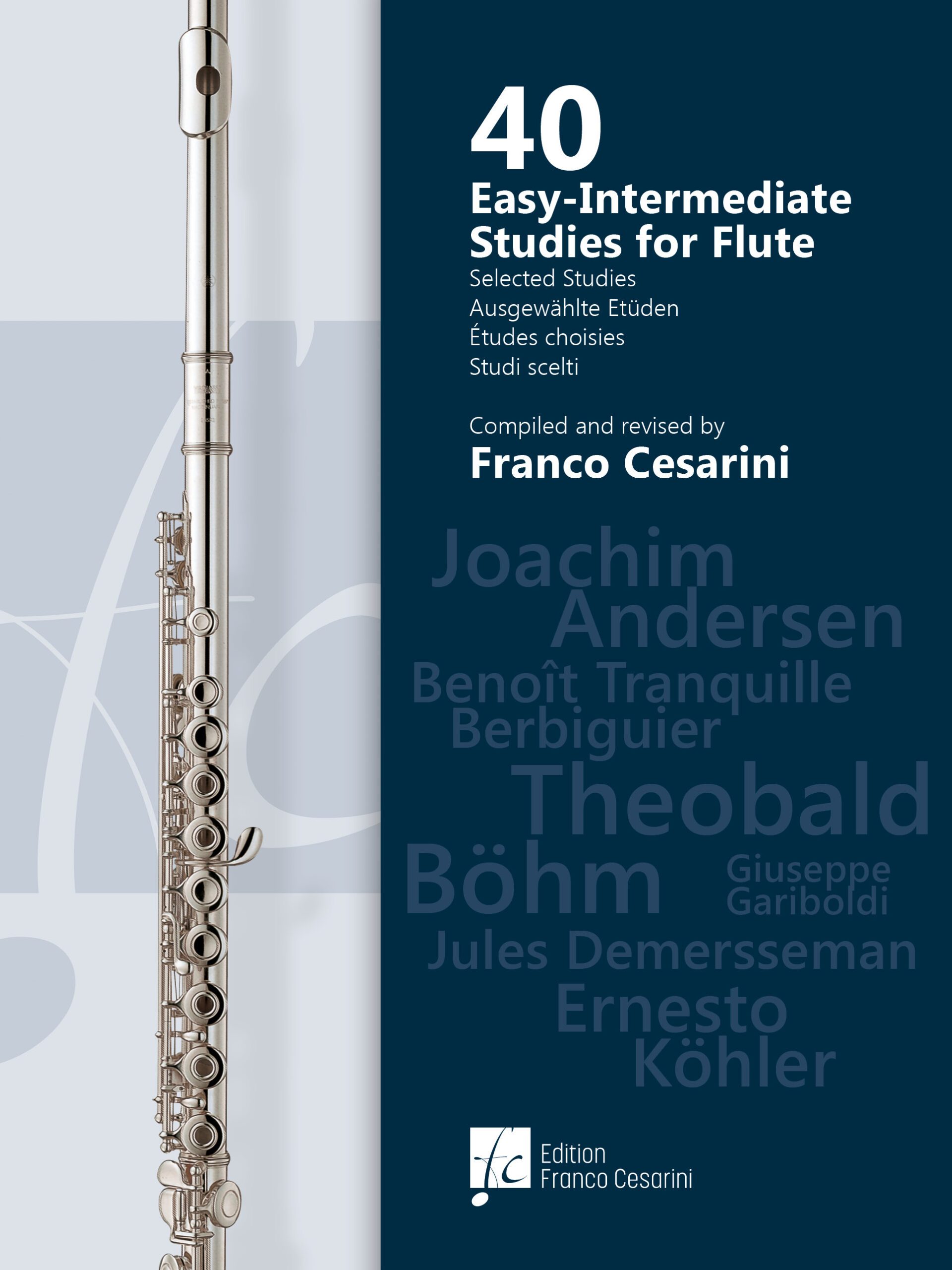 40 Easy-Intermediate  Studies for Flute